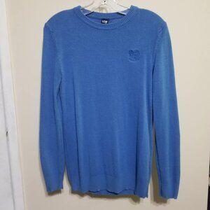 LCW Sweater Blue Youth 14 Lightweight Dressy Crew Preppy